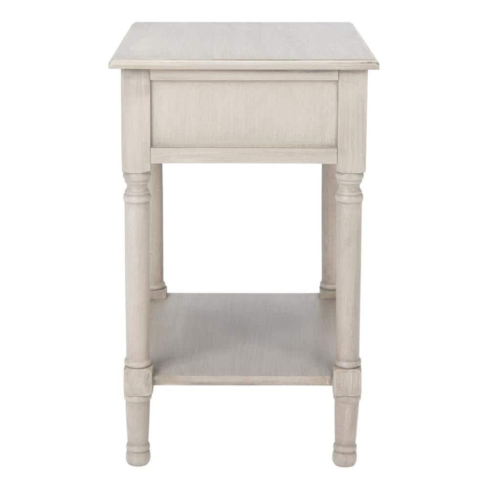 Whitney 1 Drawer Accent Table - Greige - Safavieh.