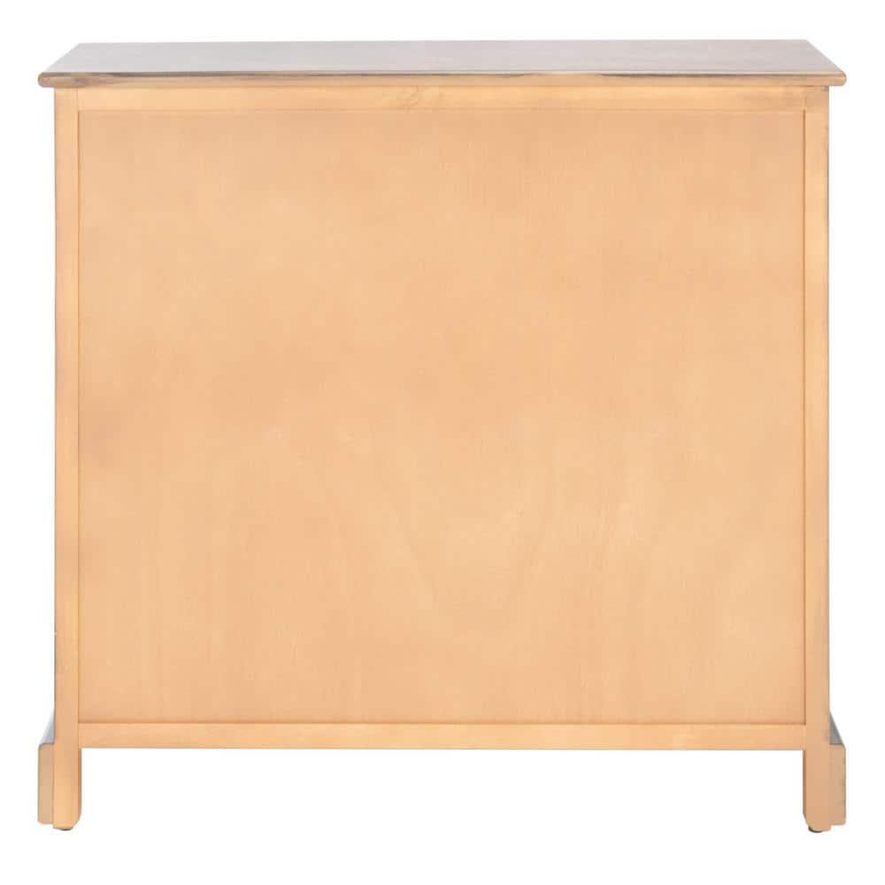 SAFAVIEH Peyton Contemporary Brown Wood Storage Rectangle Console Table (31.5 in. W x 13.4 in. D x 26 in. H)