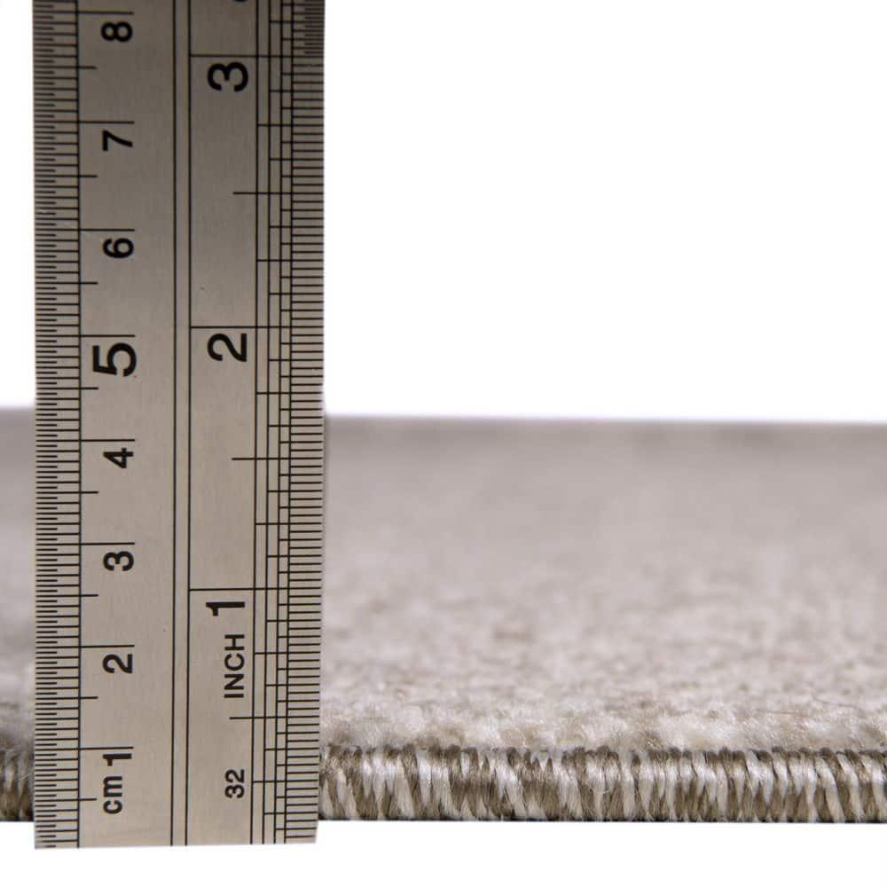 Unique Loom Del Mar Collection Area Rug - Lucille (7' 10" Square, Gray/ Ivory)