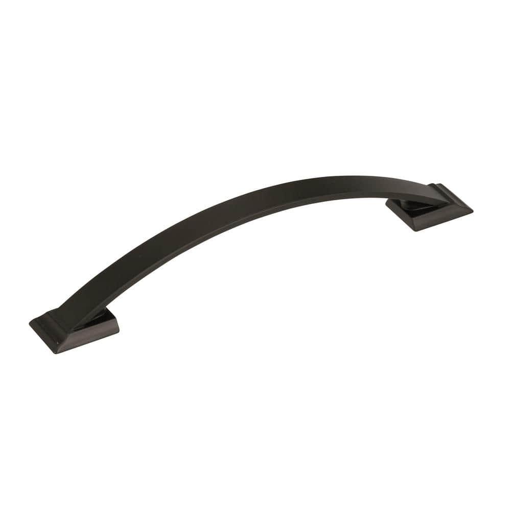 Amerock Candler 6-5/16 inch (160mm) Center-to-Center Black Bronze Cabinet Pull