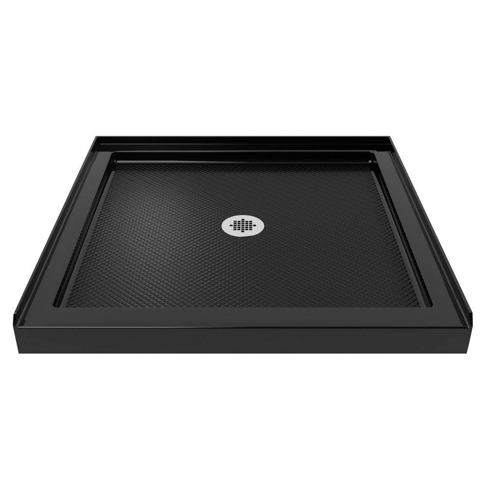 Aqua-Q Fold 36 W X 36 D X 76.75 H Frameless Square Shower Kit