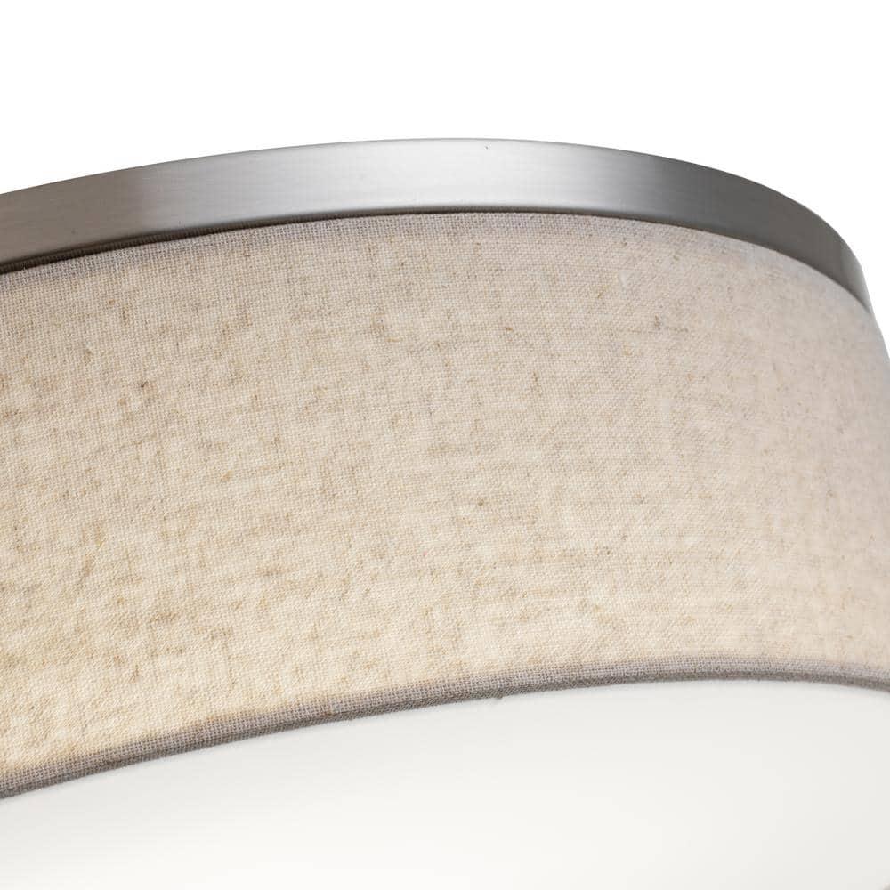 C Cattleya Dimmable 23W Selectable LED Flush Mount Ceiling Light - 15 in.