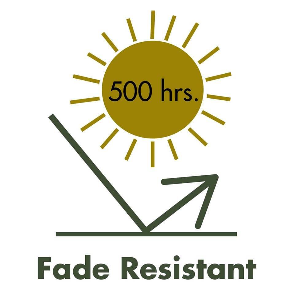 Jordan Manufacturing 17" x 19" Tory Denim Blue Crosshatch Rectangular Outdoor Chair Pad Seat Cushion with Ties