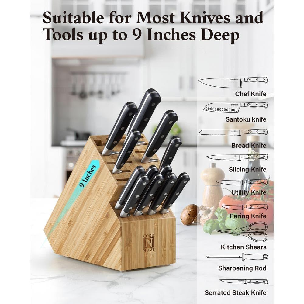 Cook N Home Cook N Home Knife Storage Block Without Knives
