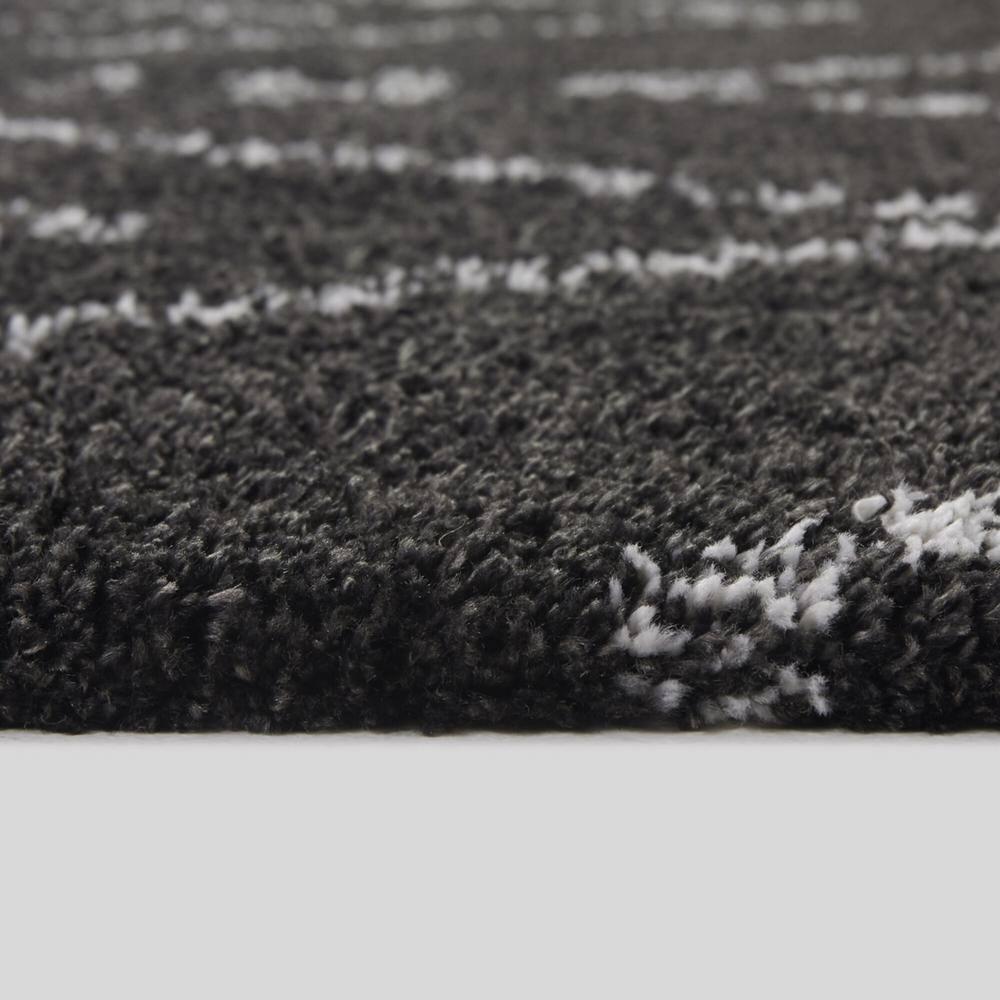 Balta Culver Southwestern Diamond Shag Area Rug Charcoal 5'3" x 7' 5' x 8' Blue, Cream, Black
