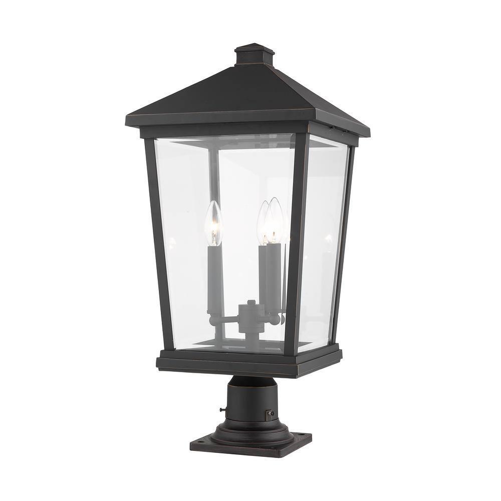 Z-Lite Portland 1 - Light Lantern in  Oil Rubbed Bronze