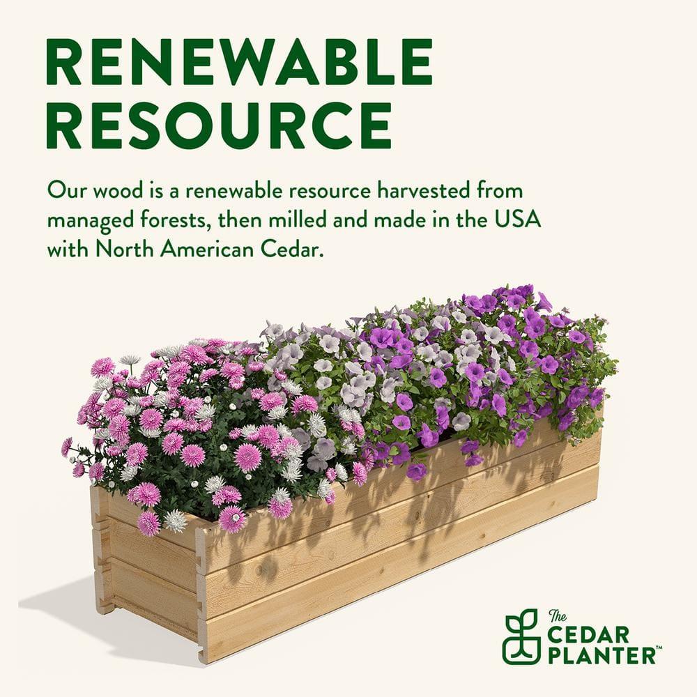 Greenes Fence Greenes Fence Cedar Wood Planter Box Wood Planter Box