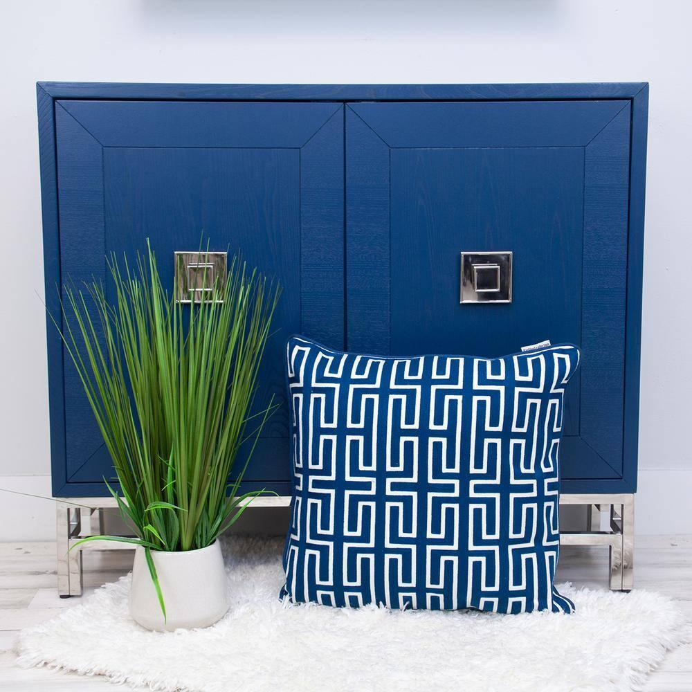 Parkland Collection Geometric Cotton Throw Pillow