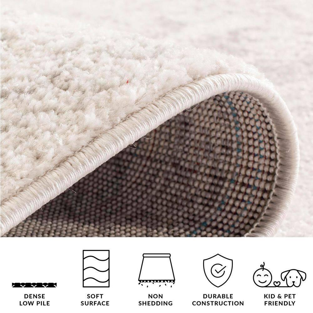 Adirondack ADR109 Machine Made Indoor Accent Rug - Ivory/Silver - 2'-6"x4' - Safavieh