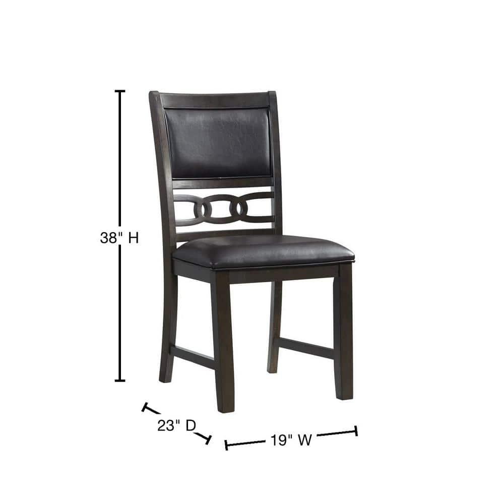 Picket House Furnishings Taylor Standard Height Faux Leather Side Chair Set