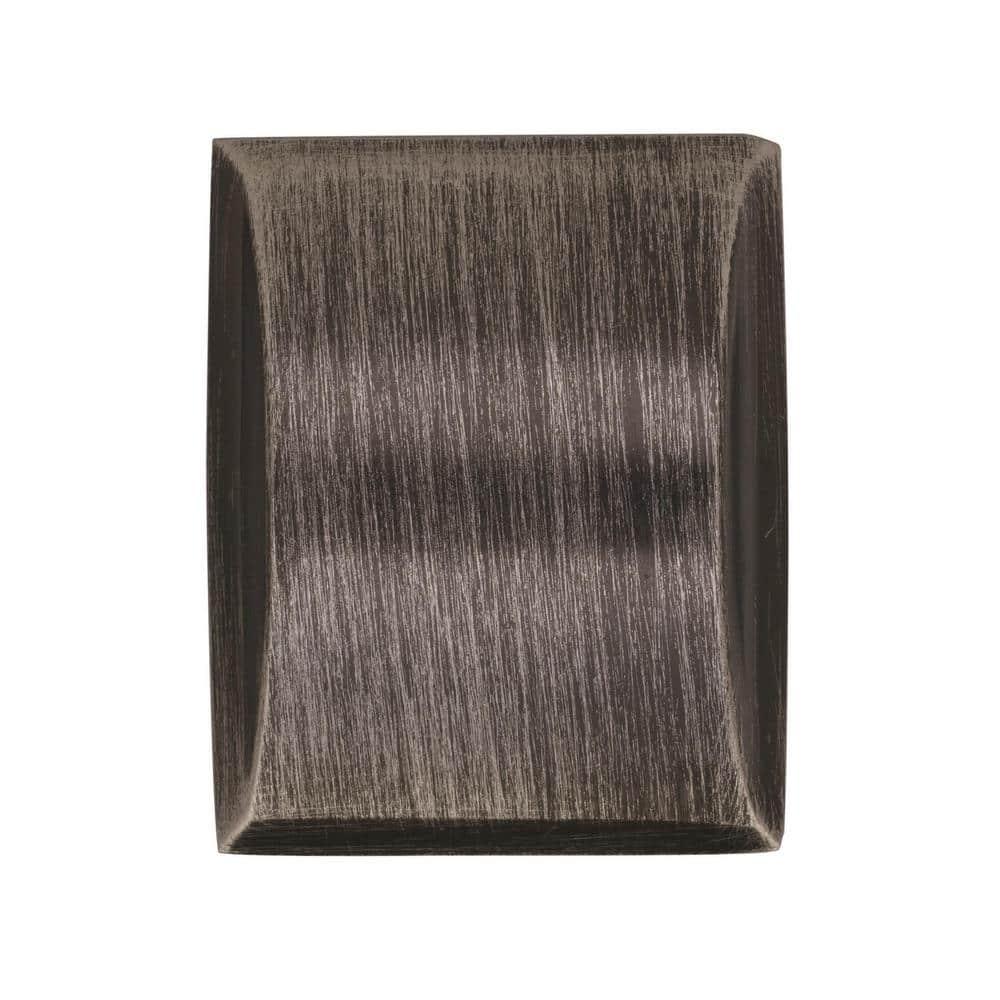 Amerock Candler 1-1/4 inch (32mm) Length Gunmetal Cabinet Knob