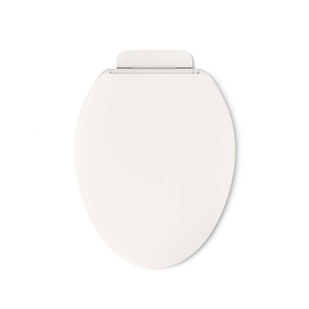 Kohler Brevia Quiet-Close Toilet Seat with Grip-Tight Bumpers and Quick-Attach Hardware