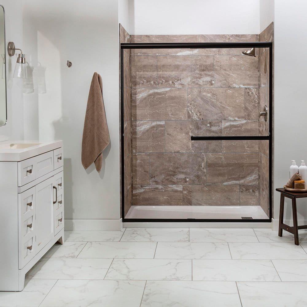 Palisade 25.6 in. x 14.8 in. Interlocking Vinyl Waterproof Wall Tiles