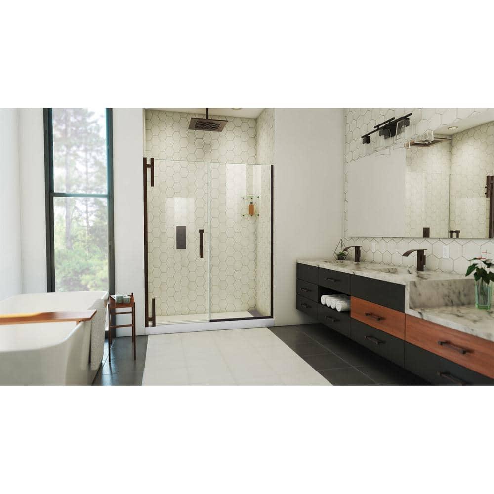 DreamLine Ascend 56 1/2-57 1/2 in. W x 72 in. H Frameless Pivot Shower Door