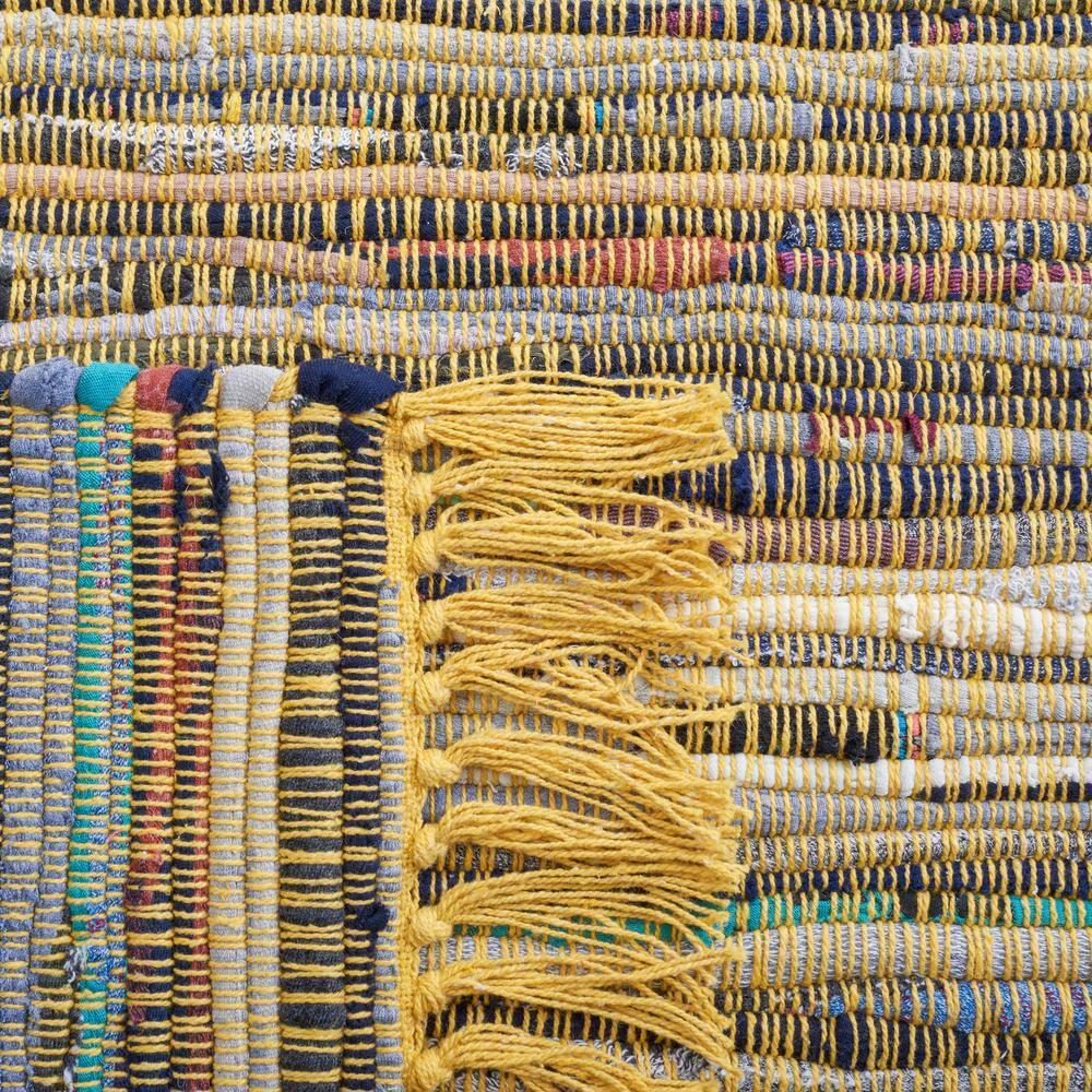 Rag Rug RAR121 Hand Woven Indoor Accent Rug - 3'x5' - Yellow/Multi - Safavieh