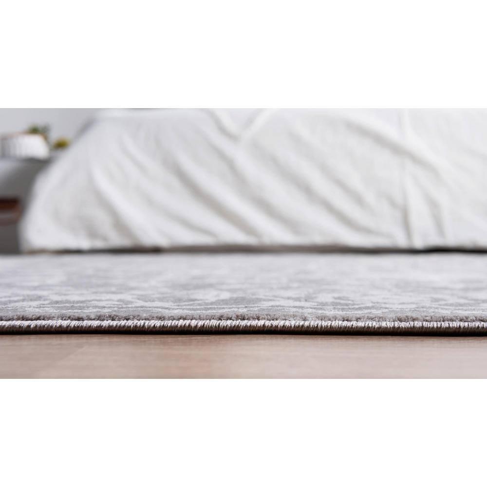 Unique Loom New Classical Collection Area Rug - Olympia (3' 3" x 5' 3" Rectangle Light Gray/Ivory)