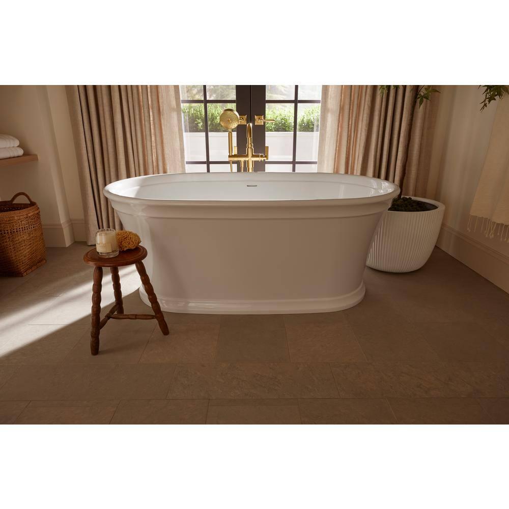 Castia by Studio McGee Floor-Mount Bath Filler Trim with Handshower