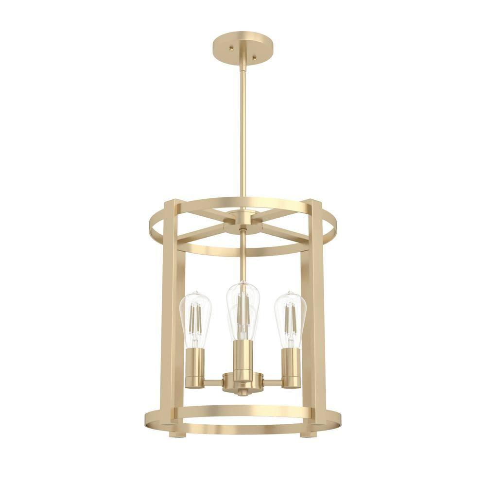 Hunter Fan 4 Modern Alturas Gold Cage Chandeliers