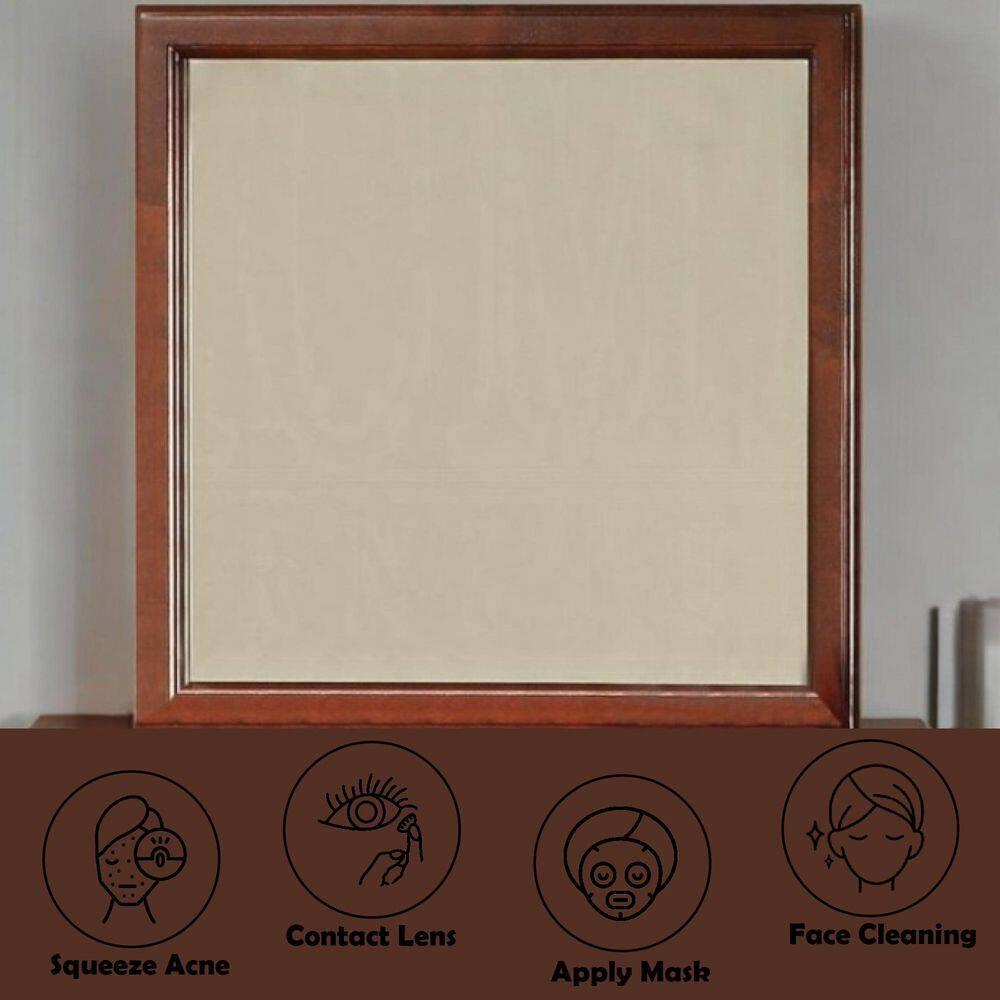 Louis Philippe III Flat Dresser Mirror