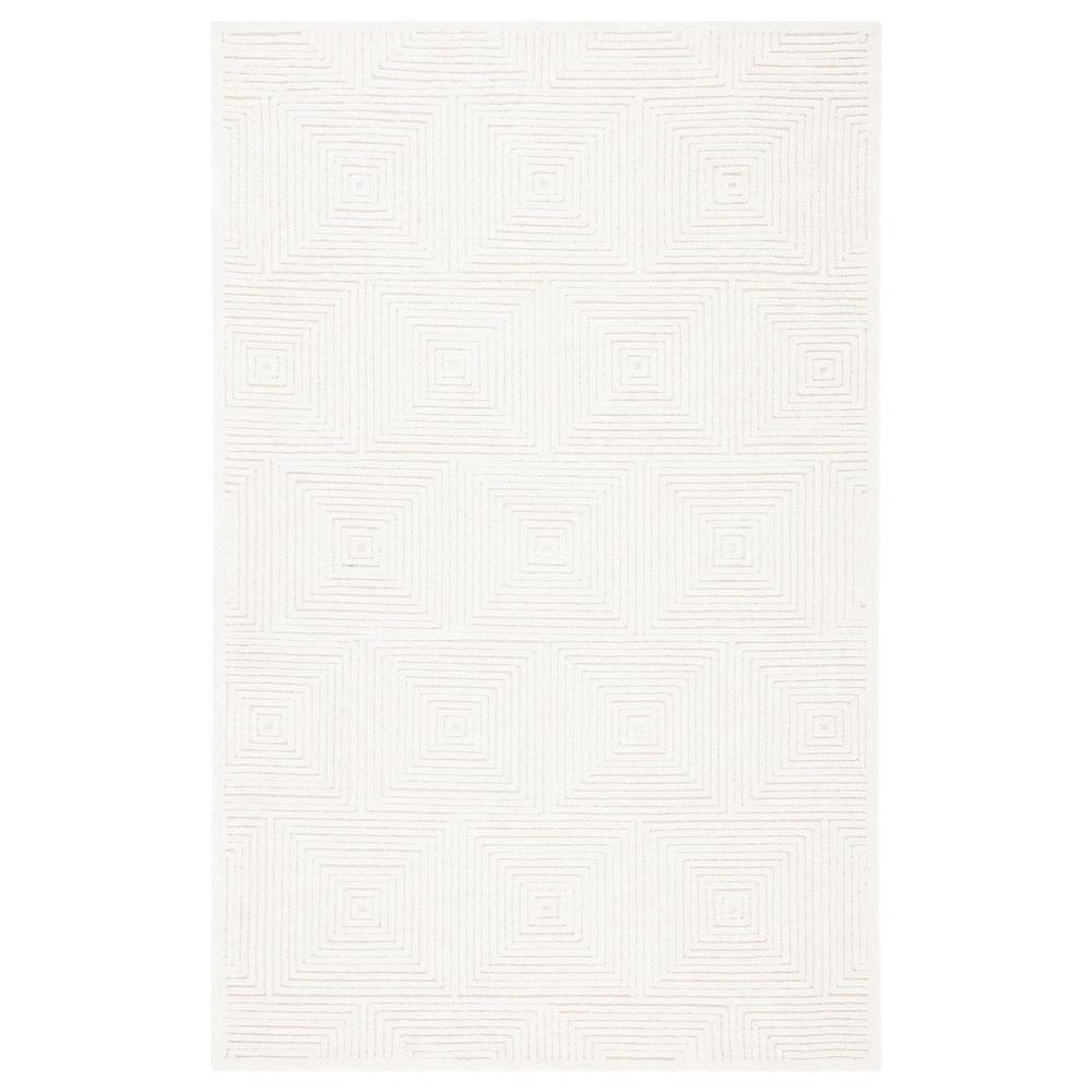 Textural TXT102 Hand Tufted Area Rug - Ivory - 5'x8' - Safavieh.