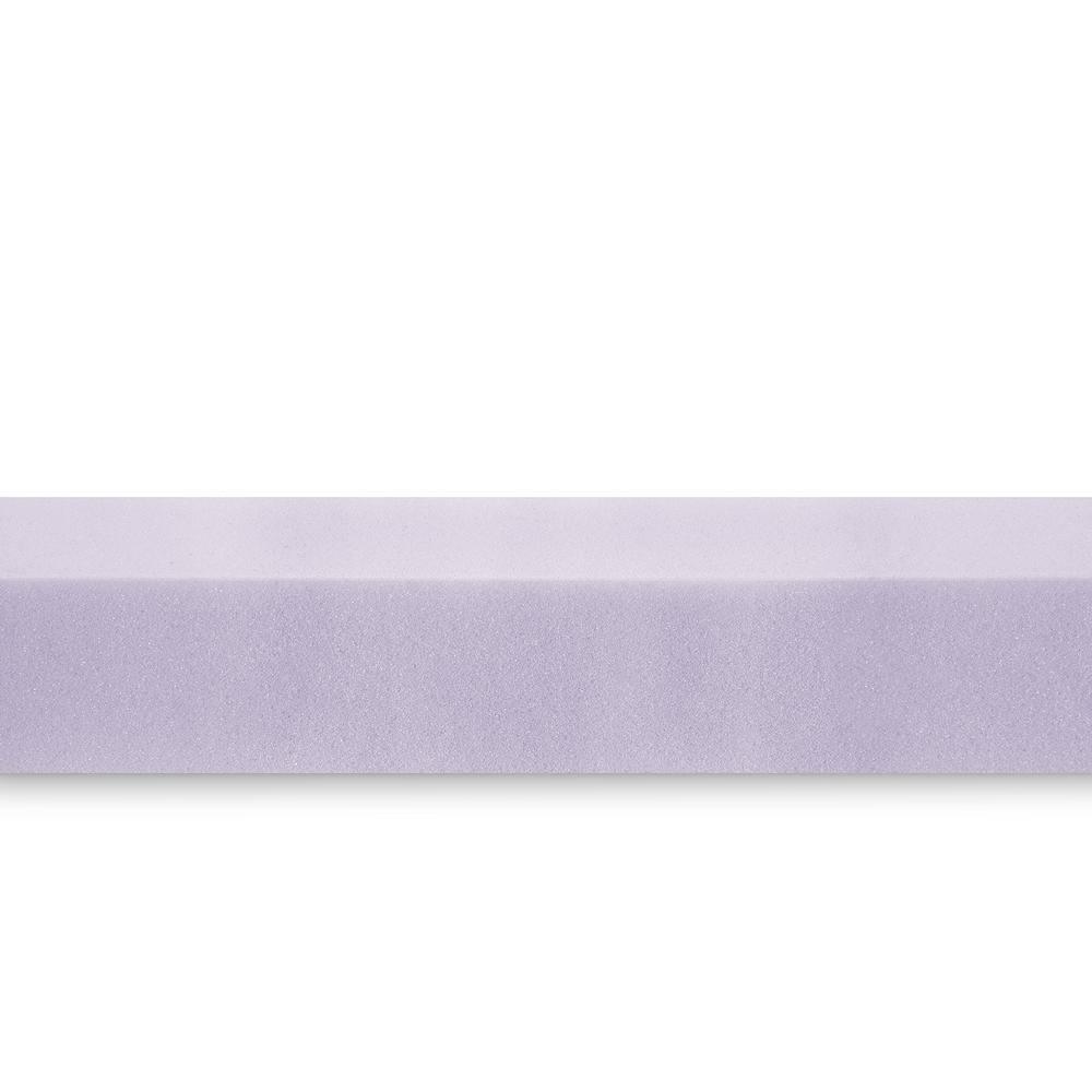 BodiPEDIC 3" Lavender Infused Memory Foam Mattress Topper