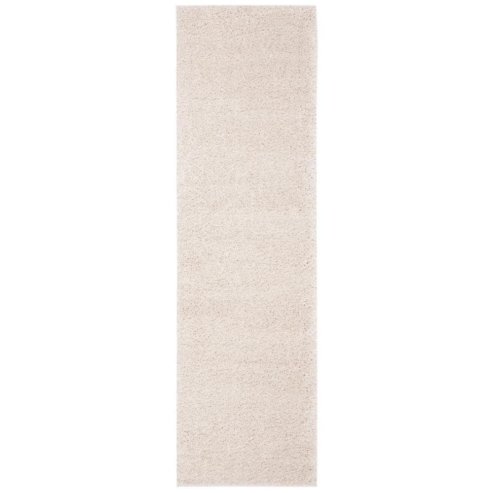 August Shag 900 AUG900 Power Loomed Indoor Runner Rug - Beige - 2'3"x6' - Safavieh