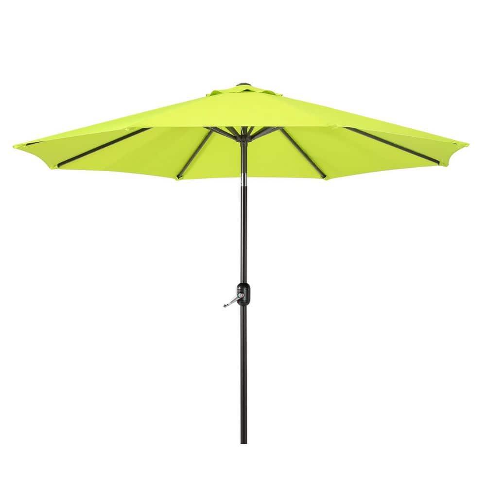 Westin Outdoor 9 Ft Patio Market Umbrella with Tilt & Crank, Lime Green