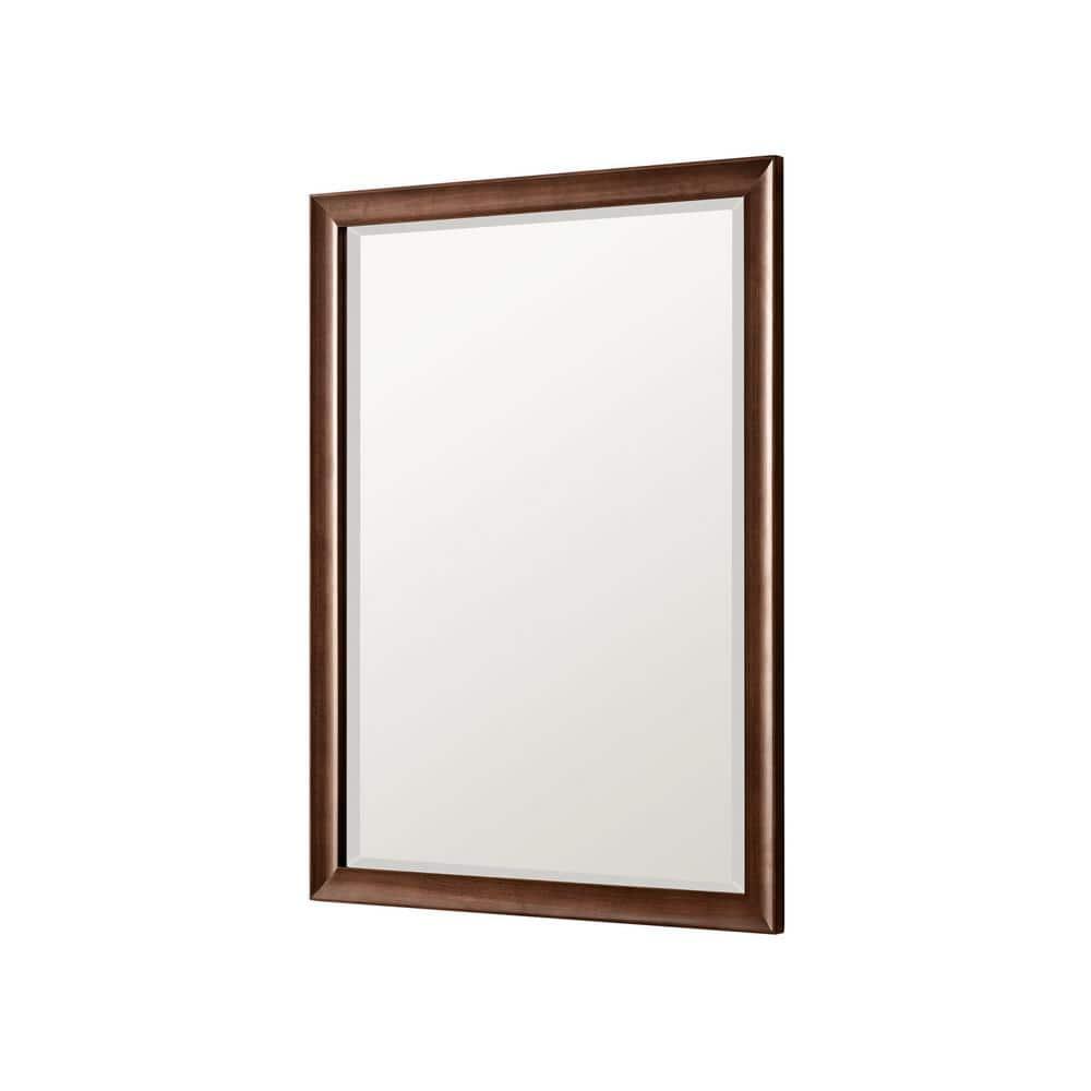 Glenbrooke Solid Wood Flat Wall Mirror