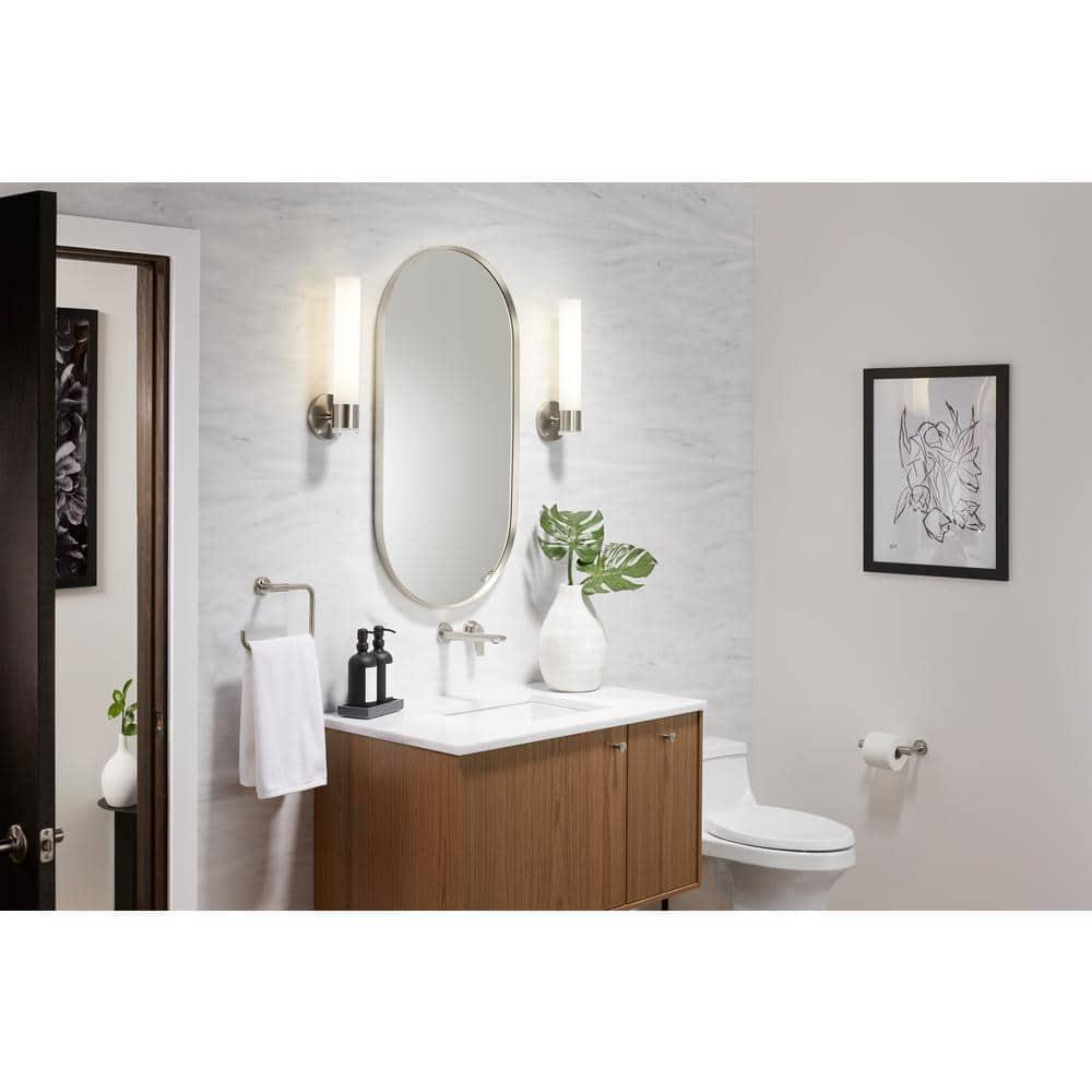 Essential Capsule Wall Mirror, Bathroom/Vanity Mirror with Frame