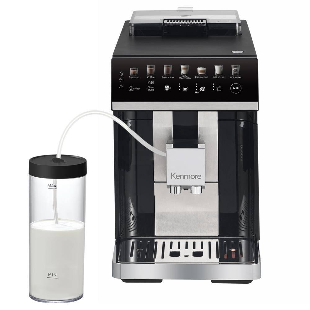 Kenmore Kenmore Super Automatic Espresso Machine with Dual Cream System Milk Frother & Grinder