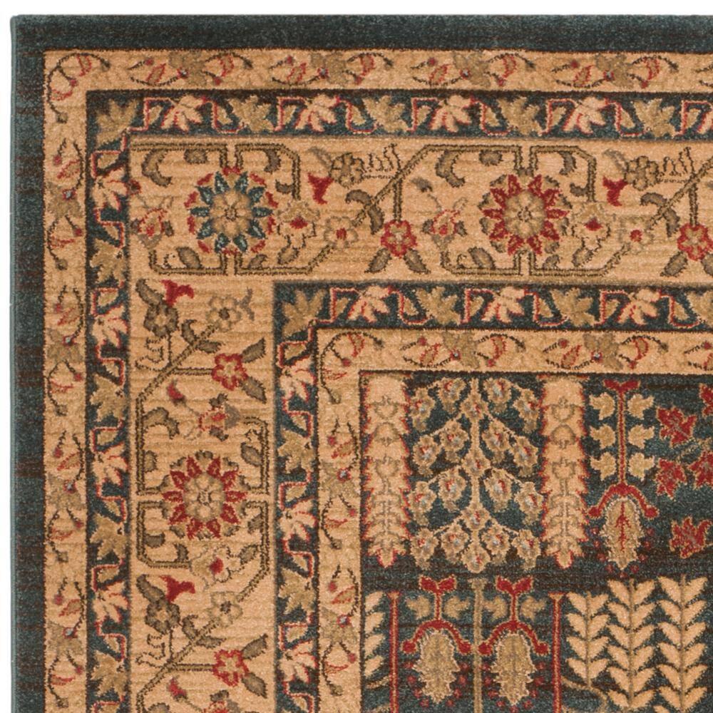 Mahal MAH697 Power Loomed Indoor Area Rug - Navy/Natural - 6'7"x9'2" - Safavieh.