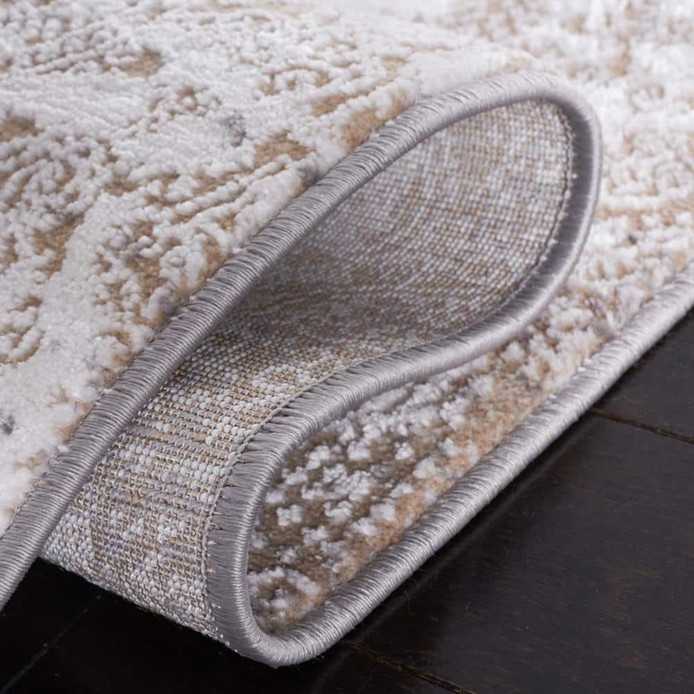 Amelia ALA271 Machine Made Indoor Area Rug - Beige/Gray - 8'x10' - Safavieh