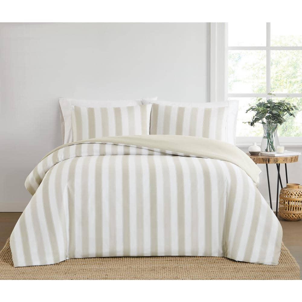 Truly Soft Aiden Polyester Standard Striped Duvet Cover Set