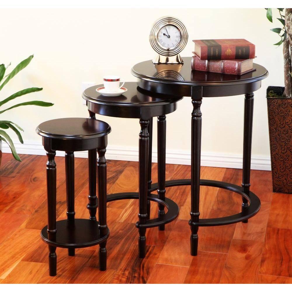 Cherry 3-Piece Nesting End Table