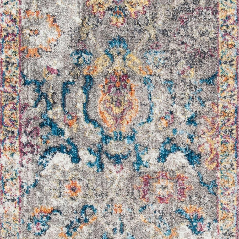 Bristol BTL347 Power Loomed Indoor Runner Rug - Grey/Blue - 2'3"x10' - Safavieh