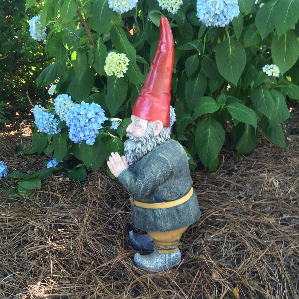 HomeStyles Old World Gnomes Mordecai Praying Hands Gnome Garden Statue