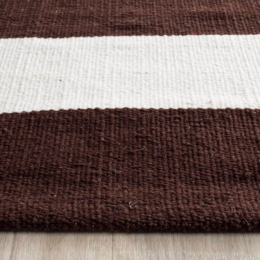 Montauk MTK712 Hand Woven Indoor Accent Rug - Chocolate/Ivory - 3'x5' - Safavieh