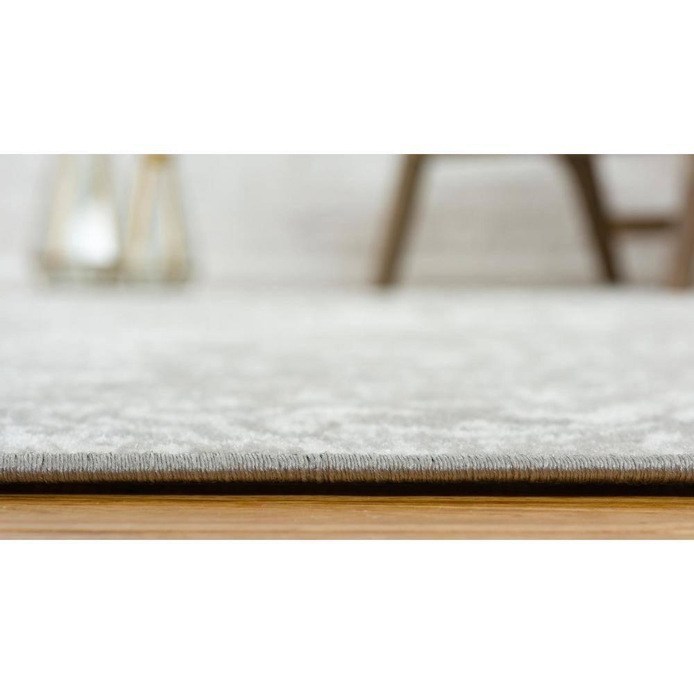Unique Loom 4' 0 x 6' 0 Sofia Grand Gray Area Rug