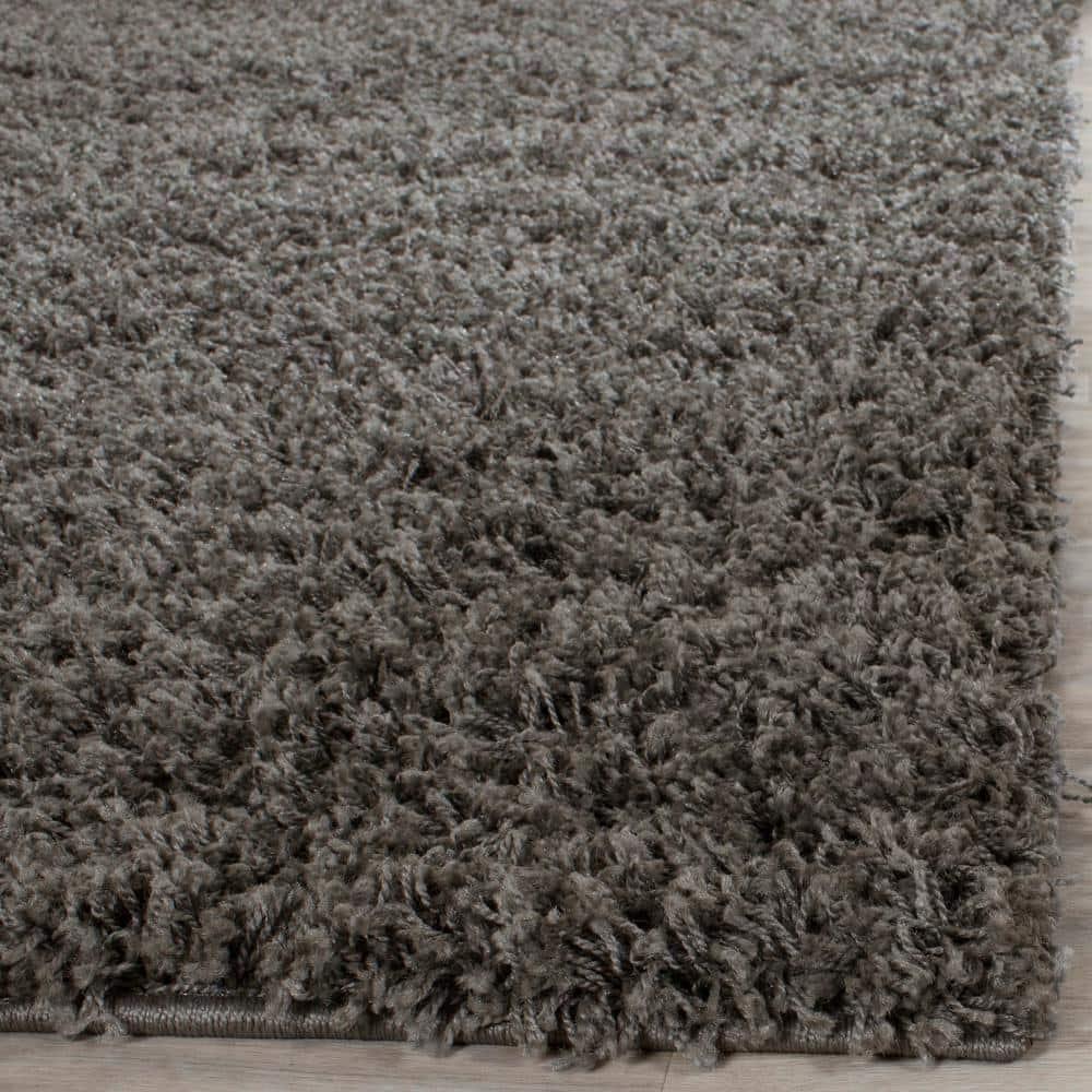 Athens Shag SGA119 Power Loomed Indoor Accent Rug - Dark Grey - 3'x5' - Safavieh