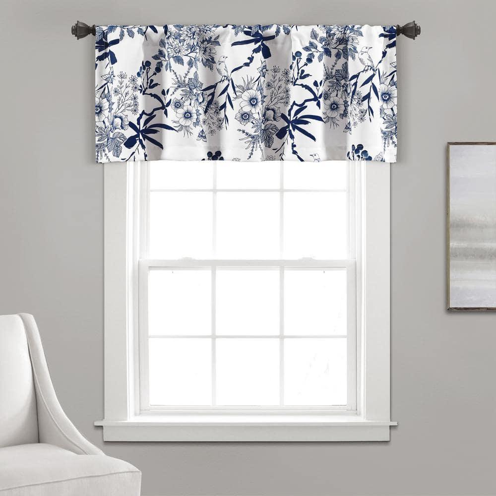 Lush Decor Botanical Garden Floral Tailored 52'' W Window Valance