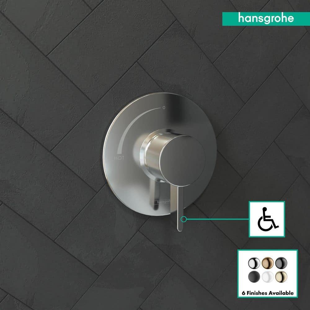 Ecostat S 1-Handle 6-Inch Wide Pressure/Shower Balance Valve Trim Only