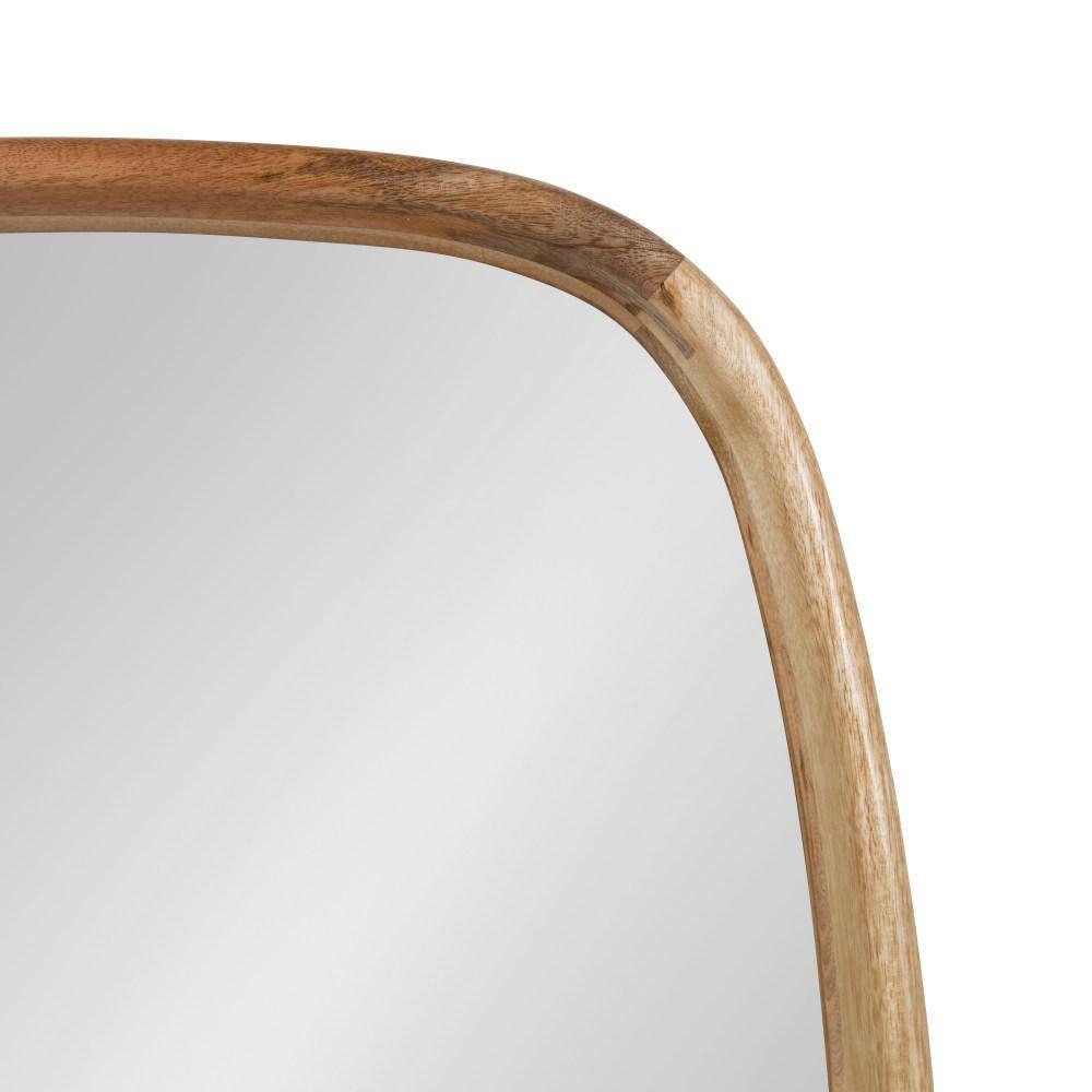 Kate and Laurel Prema Framed Wall Mirror, 26x26, Natural