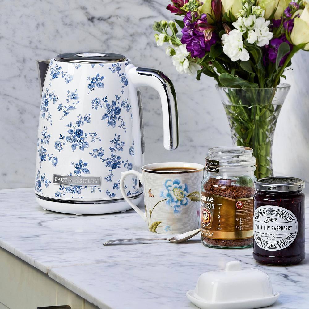 VQ Laura Ashley 1.7 Liter Jug Kettle, China Rose