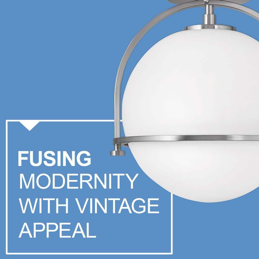 McCormick Hand Blown Glass Semi Flush Mount