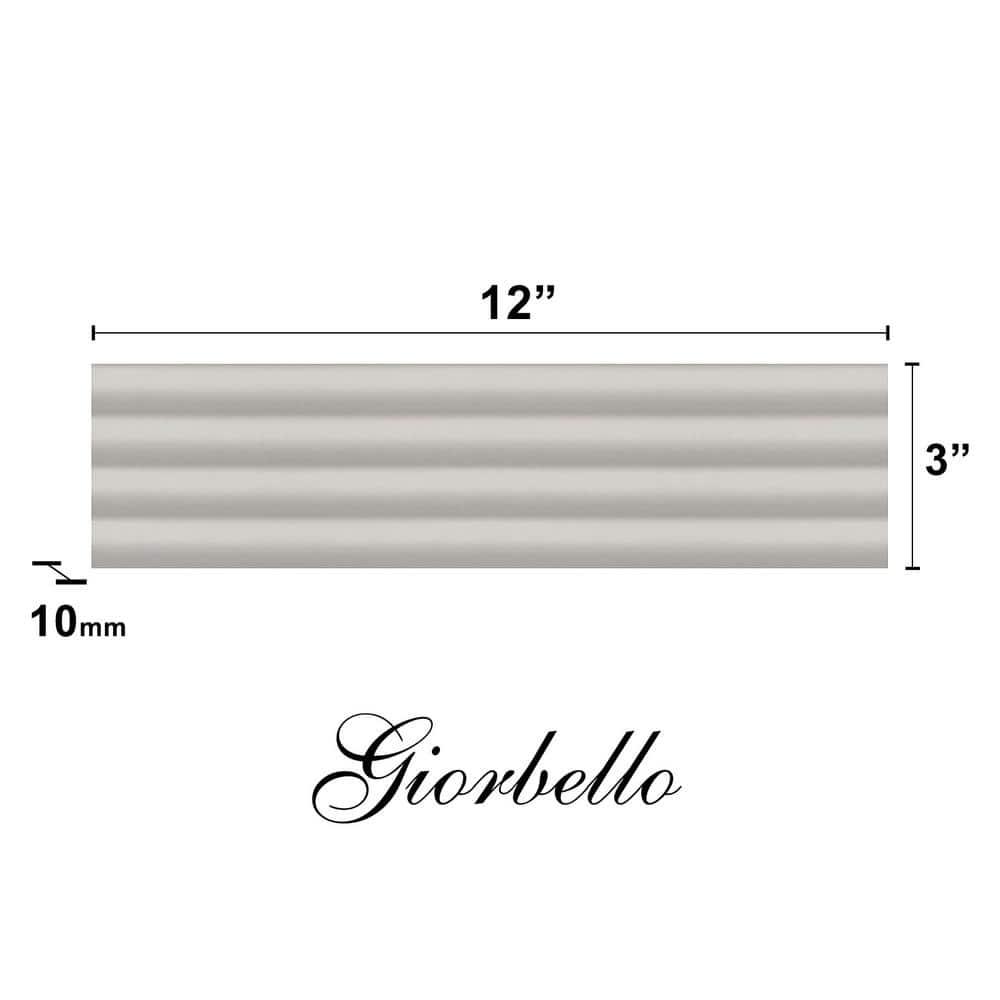 Flute 3" x 12" Ceramic Wall & Floor Tile