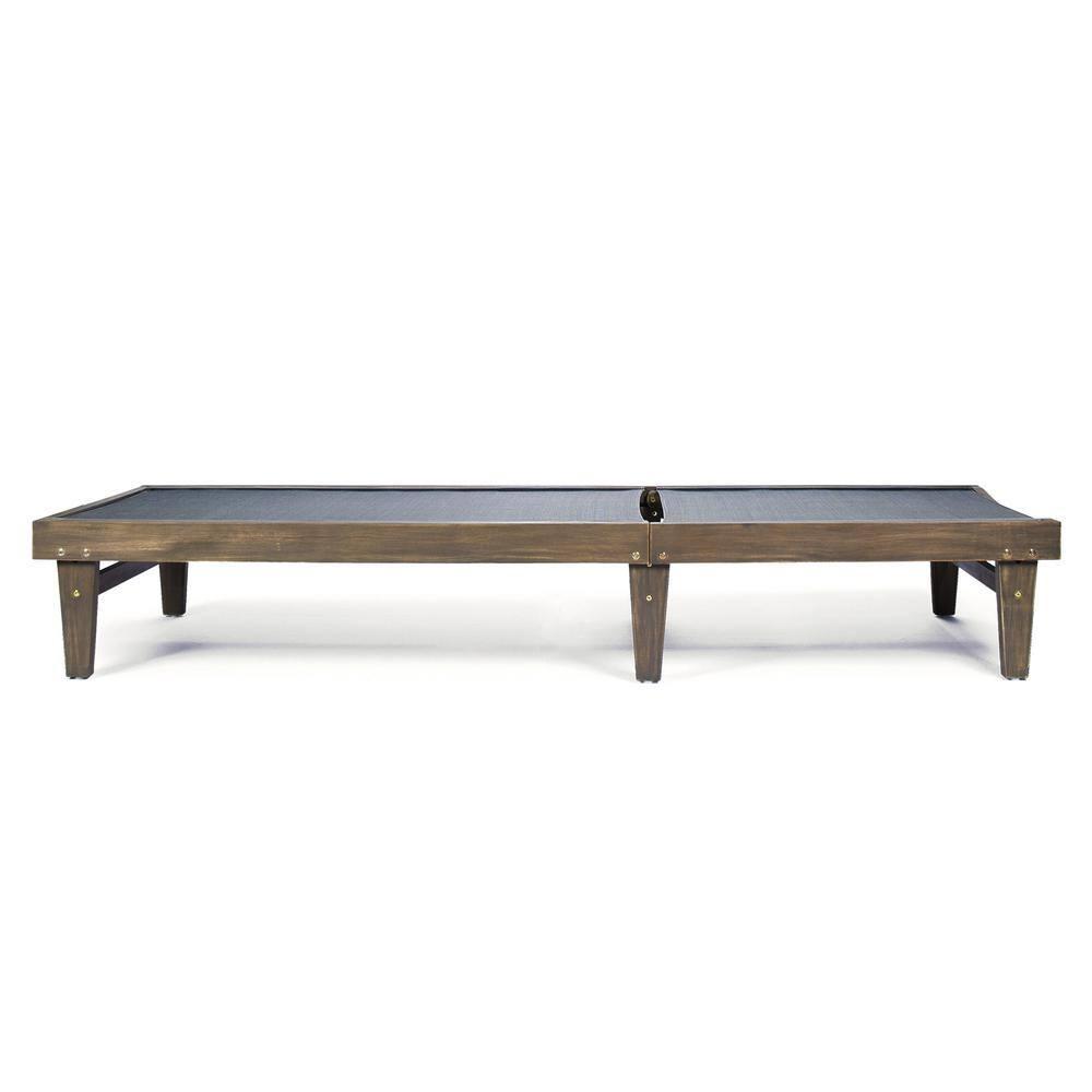 Gracie Oaks Outdoor Patio Chaise Lounge with Cushion