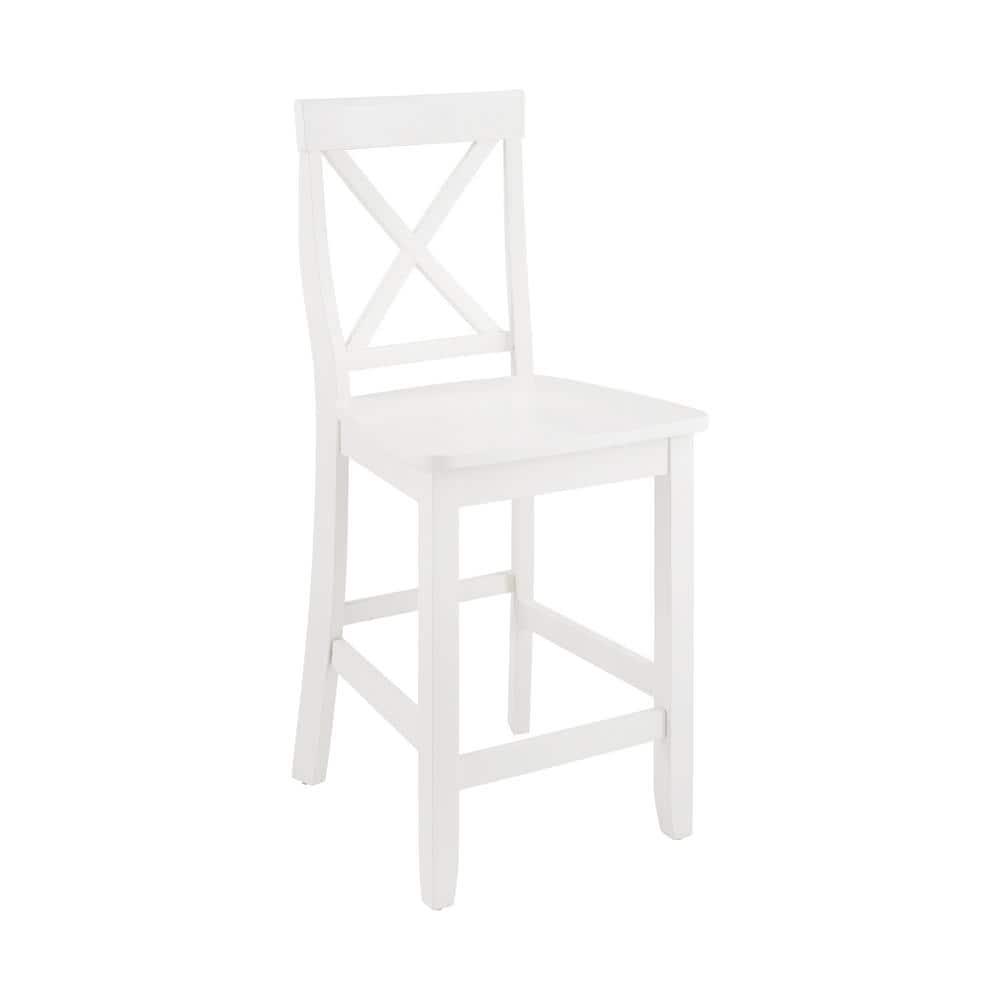 Gracie Oaks Winsley Counter Stool with Solid Wood Frame (Set of 2)