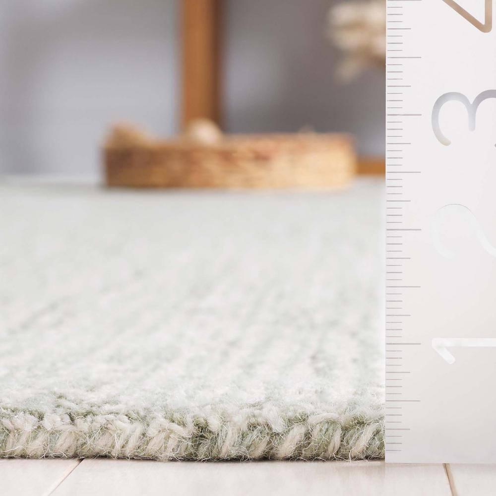 SAFAVIEH Abstract Emely Abstract Wool Area Rug, Sage/Ivory, 5' x 8'