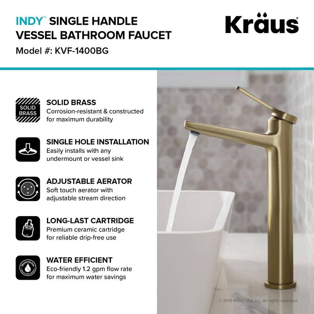 Indy Single Hole Bathroom Faucet