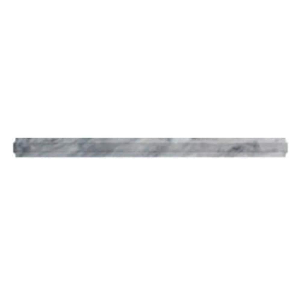 Apollo Tile  10 pack 0.8-in W x 12-in L Marble Polished Baseboard Tile Trim (0.5 Sq ft/case)